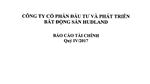  Báo cáo tài chính Quý IV năm 2017 và giải trình chênh lệch lợi nhuận sau thuế